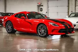 2013 Dodge Viper GTS  - 1 Owner  - 8.4L V10  - 6 Speed Manual Transmission  - All Stock  - Red With Black Stripes Over...