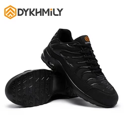 DYKHMILY STEEL TOE SHOES. Puncture Proof&Air Cushion. Puncture Proof&Waterproof. PUNCTURE PROOF: Thickening...