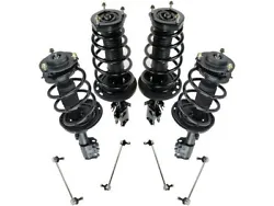 2007-2008 Lexus ES350. Notes: 8 Piece Strut & Spring Assembly Set. Position: Front and Rear. Anti-Corrosion Coated:...
