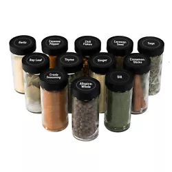 Fits any AllSpice Spice Rack. Fits AllSpice InDrawer Spice holders and is the right size for standing up in most...