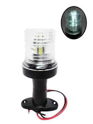 This LED fixed mount all around light comes with UV resistant base and plexiglass lens. Ideal for boats up to 12m....