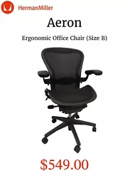 The Aeron by Herman Miller is like no other office chair. It is the most famous chair in the world because it works for...