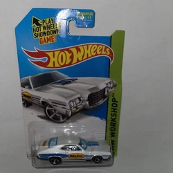 HOT WHEELS 1972 FORD GRAN TORINO SPORT WHITE MILODON #248/250 HW WORKSHOP 72 NEW.