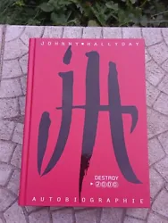 johnny hallyday.destroy 2000. Autobiographie regroupement les 3 volumed Très rare