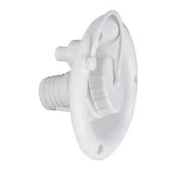 Used extensively in the RV & Camper industry. Angled flush mount gravity fill water tank fill connection, with cap, and...