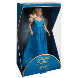 We created the beguiling cerulean floor-length gown for Barbie, combined with a faille taffeta bustier inspired by the...