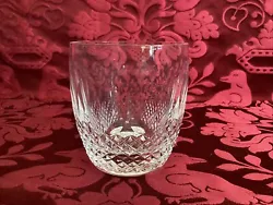 WATERFORD SIGNED CUT CRYSTAL COLLEEN OLD FASHIONED TUMBLER, 3 1/2