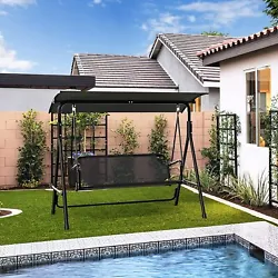 ADJUSTABLE ROOF: The canopy can be rotated to any angle for optimal shade coverage and avoid direct sun exposure. 1 x...