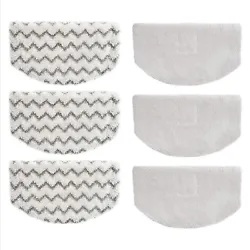 3 microfiber mop pad. Colour:White + grey.