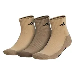 These quarter-length socks are designed for the gym or everyday wear. soft, moisture-wicking yarn keeps feet dry and...