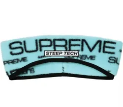 Supreme x The North Face TNF Steep Tech Headband Teal Sz L/XL BRAND NEW.