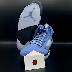 Color : UNIVERSITY BLUE/BLACK-WHITE. Year of Release :2023. We always DOUBLE-BOX to protect the shoebox.