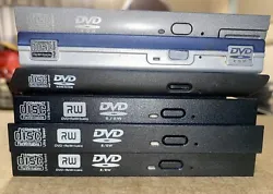 Lot of 6 Various DVD/CD Rewritable Drives For Internal Laptops And desktop.  We tested them all read DVD and CDSee...