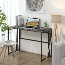 Its a simple modern style with a one-second folding design. You will have this multifunctional desk as your computer...