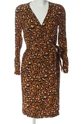 H&M Robe portefeuille, motif léopard. Taille : 38. Cou en V avec coupe-basse, Cou Wrap, motif léopard, style...