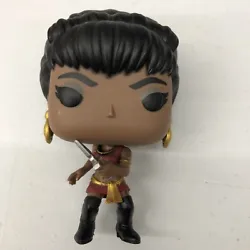 Add this rare and highly sought after Funko POP vinyl figure of Uhura, from the Mirror Mirror episode of Star Trek: The...