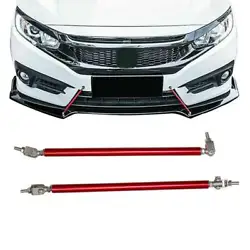 These front bumper lip support rods are used to reinforce your front splitter or rear diffuser. One pair (2 pieces)...