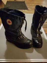 These boots are size 8, are zip up and front buckle instead of laces. All the zippers work great along with the...