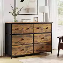 Multifunctional drawer dressers can be placed in multiple locations such as bedrooms, living rooms, entryways, closets,...