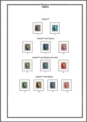 Tous les timbres de l´album sont représentés avec leur photo et leur N° Yvert. It is you who print sheets.
