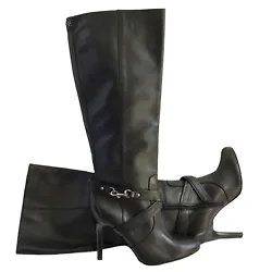 Coach Milly Style Knee-High Black Leather Boots (Retails $398.00)Condition: Great pre-owned condition! Just a few nicks...