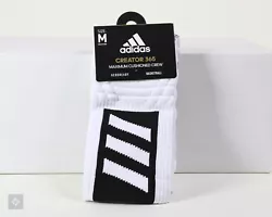 Style Code: 5147420B. Youre looking at the Adidas Creator 365 White Black Athletic Crew Socks. Model: Adidas Creator...