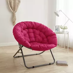 Accent any room with this oversized moon chair. It pairs well with many other pieces of furniture and is also handy for...