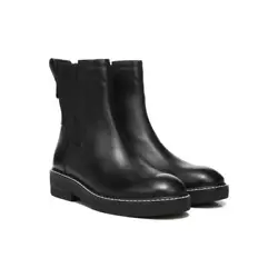 A utility-inspired design modernizes this edgy take on the classic Chelsea boot.  Leather, calf leather, or brushed...