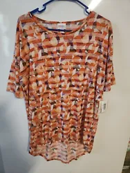This LuLaRoe T-Shirt in Clemson colors is perfect for any fan! With vibrant shades of orange and purple, it is sure to...