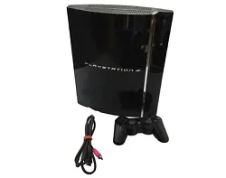 Sony Playstation 3. Console has a lot of scratches. You will get only the console itself if you dont choose a full set.
