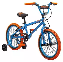 Learning to ride is rad with the Burst kids bike by Mongoose. Plus, it has both a rear coaster (pedal) brake for...