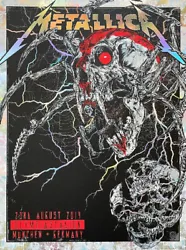 Metallica concert reproduction poster 11 X 17 ! FREE USA Shipping !  Local pickup and inspection of item is available...