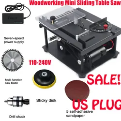 Multifunctional Woodworking Sliding Table Saw Household Bench Saw US. 1x Multifunctional Saw Blade. Uses: electric saw,...