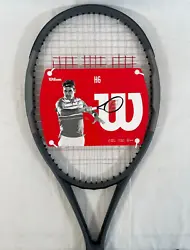 Racquet Info. Racquet Condition. This racquet is strung with a synthetic setup. Be Happy, Play Tennis.