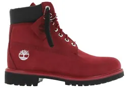 Secondary lace. - Color: Dark Red, Black. Seam-sealed waterproof construction. Rubber lug outsole. Size: US 10. Size:...