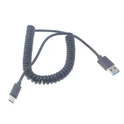 No more tangles with Coiled Cable Design. USB hot sync and Charging Cable (2 in 1). Premium Quality USB Cable with...