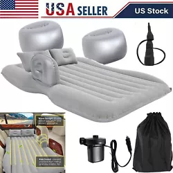 Fits most car models(Saloon car、SUV、MVP). Type: Car Inflatable Mattress. Feature: Inflatable, Comfortable. 2 x...