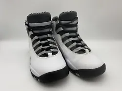 Nike Men Air Jordan 10 Retro Steel 2013 Sz 5.5 310806-103 White Black Grey OG X. Condition is “Used”. Good used...