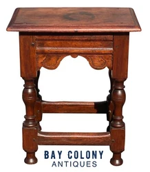 Even in the 18th century chairs were still quite expensive and most households used small joined stools like this one....