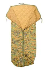 US Marine Issue Wet Weather Poncho Liner (All Purpose Liner APL) with zipper.Genuine Military Issue. Has side and...
