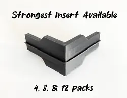 These inserts are constructed from impact-resistant plastic on a high-end 3D printer optimized for producing strong...