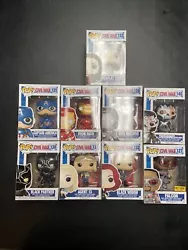 Marvel Civil War Funko Pop Lot. Please look at all the pictures before buying because not all pops are mint! Thanks!
