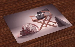 Placemats set of 4. Made from: %100 high quality polyester canvas fabric with hand-sewn finished edges. Great for any...