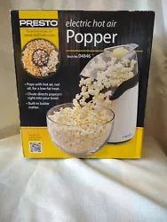 Presto Electric Hot Air Popcorn Popper ~ 04846 ~ BRAND NEW Never Used.  I opened the box and the item has never been...