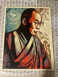 Shepard Fairey - Compassion (Dalai Lama) - Art Print - Obey Giant 🔥Signed/#500. In hand and ready to ship Excellent...