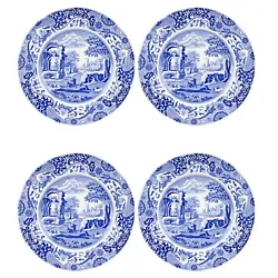 Serve lunch in style with the Blue Italian Luncheon Plate from Spode. Crafted out of premium fine earthenware with a...