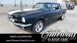 Before you is a clean, driver quality, 65 Mustang coupe. The interior is finished in black, rip free, vinyl interior....