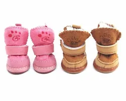 Dog Shoes great for protecting the tender pads from snowy or muddy cold grounds. Lightweight materials, Soft,...