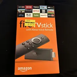 Amazon Fire Stick w/ Alexa Voice Remote Streaming TV Media Player Firestick New.