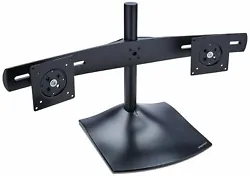 ERGOTRON DS100 - Dual Horizontal Computer Monitor Desk Stand. Install displays with 4°-angle off-set position them...